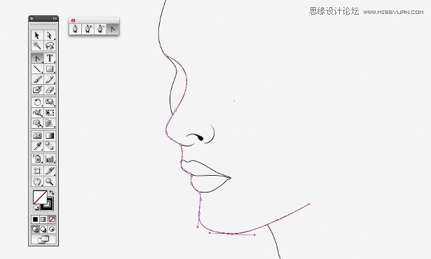 Illustrator绘制一张水滴飞溅效果的面部特效,PS教程,