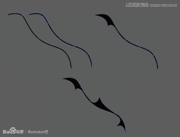 Illustrator使用钢笔制作窗帘布效果,PS教程,