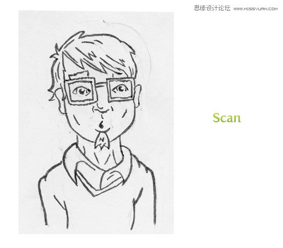 <a href=/design/illustrator/ target=_blank class=infotextkey>Illustrator</a>创建粗略风格的矢量图形,PS<a href=/photoshop/ target=_blank class=infotextkey>教程</a>,