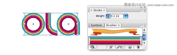 Illustrator制作漂亮的线条效果文字,PS教程,