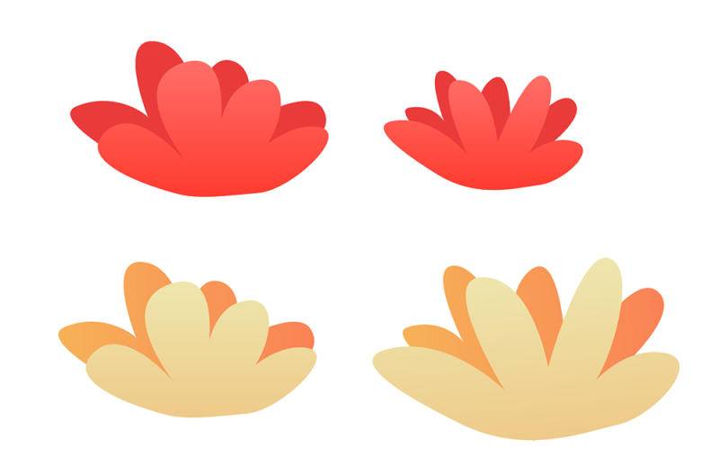 Illustrator绘制矢量风格的花丛文字效果,PS教程,