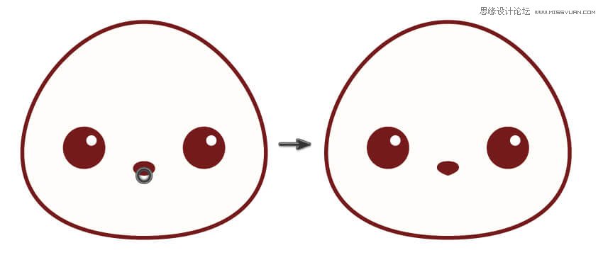 Illustrator绘制卡哇伊风格的小动物图标,PS教程,