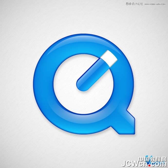 <a href=/design/illustrator/ target=_blank class=infotextkey>Illustrator</a>制作蓝色苹果QuickTime标志,PS教程,