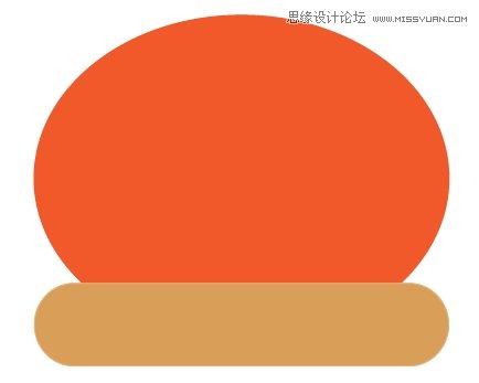 Illustrator设计时尚简洁风格的汉堡包图标,PS教程,