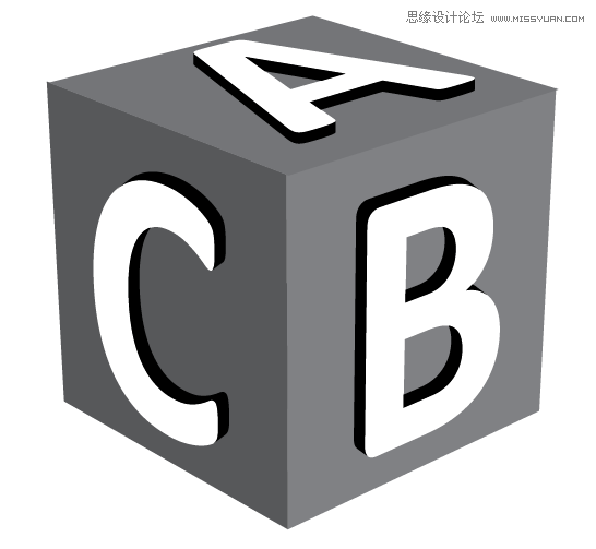 Illustrator绘制3D立体风格的小方块教程,PS教程,