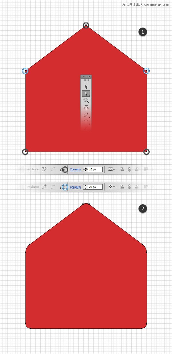 Illustrator绘制立体风格的红色信封图标,PS教程,