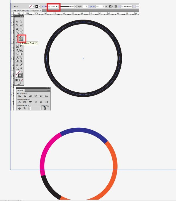 Illustrator制作七彩圆环的方法介绍,PS教程,