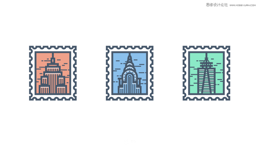 <a href=/design/illustrator/ target=_blank class=infotextkey>Illustrator</a>绘制复古风格的邮票小插画,PS<a href=/photoshop/ target=_blank class=infotextkey>教程</a>,