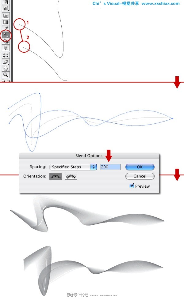 Illustrator+Ps制作数字烟雾效果教程,PS教程,