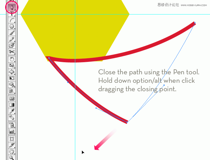 Illustrator设计创意的快门形状标志教程,PS教程,