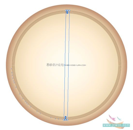 Illustrator简单绘制金色指南针,PS教程,