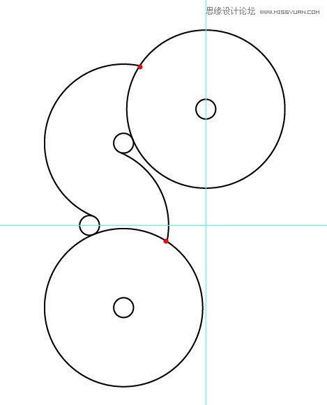 Illustrator绘制漂亮的叠加圆环效果图,PS教程,