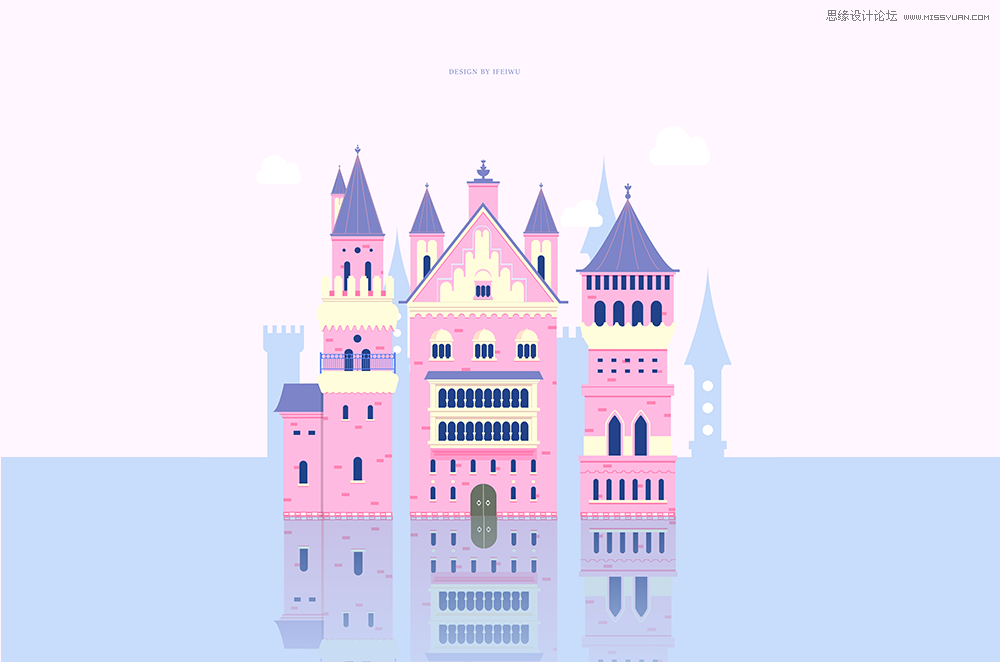 <a href=/design/illustrator/ target=_blank class=infotextkey>Illustrator</a>绘制梦幻卡通风格的城堡,PS<a href=/photoshop/ target=_blank class=infotextkey>教程</a>,