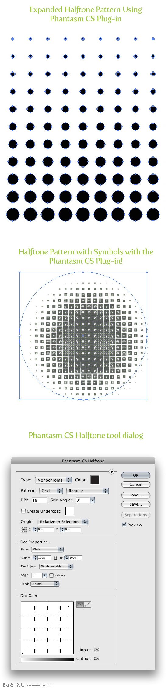 Illustrator创建彩色半调效果,PS教程,