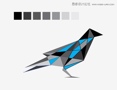 Illustrator设计钻石格子风格的LOGO教程,PS教程,