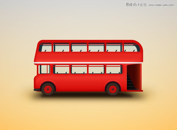 <a href=/design/illustrator/ target=_blank class=infotextkey>Illustrator</a>绘制细节丰富的红色大巴车<a href=/photoshop/tubiao/ target=_blank class=infotextkey>图标</a>,PS教程,