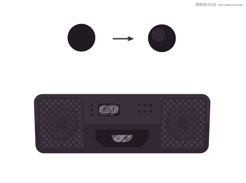 绘制复古收音机图标的Illustrator教程