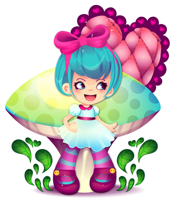 设计色彩艳丽儿童插画图片的Illustrator教程